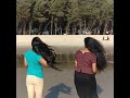 Two Bangladeshi Girls Open Long Hair Bun
