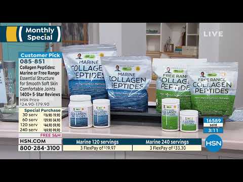 Marine Collagen Peptides with MSM  30 Servings