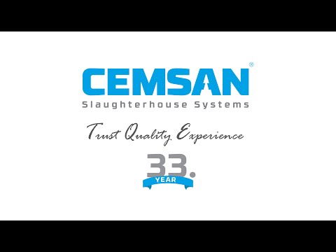 CEMSAN is Celebrating 33rd Anniversary - Slaughterhouse Systems Manufacturer Company