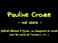 Pauline Croze - mal assis 