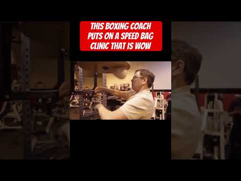 This boxing coach puts on a speed bag clinic that is wow