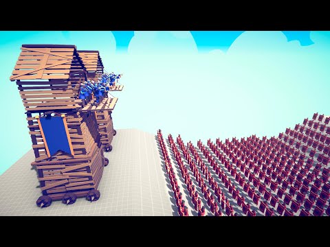 2x TOWER vs 100x EVERY UNIT 🗼🗼🗼 | Totally Accurate Battle Simulator TABS