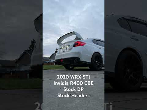 2020 STi Cold Start | Invidia R400 Catback