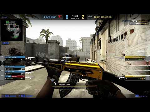 CS:GO BOTs - cs_summit 6 Online: Europe: FaZe Clan vs Team Heretics Group D