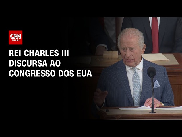 Vim expressar amizade do povo britânico, diz Rei Charles III nos EUA | CNN 360º