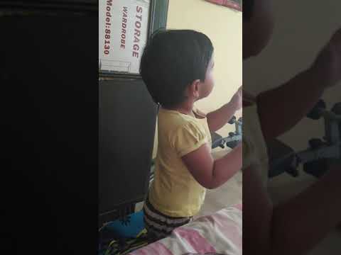 Rutika singing a song