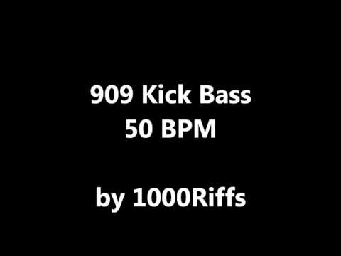 909 Kick Bass Drum : 50 BPM - Beats Per Minute