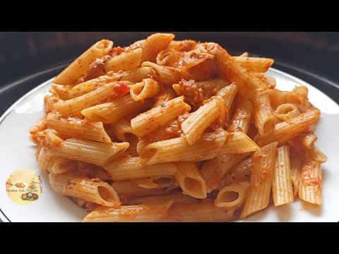 PÂTES ( pennes ) sans viande au fromage râpé 🌸 très bon 🌸 cuisine comorienne #Roukianass