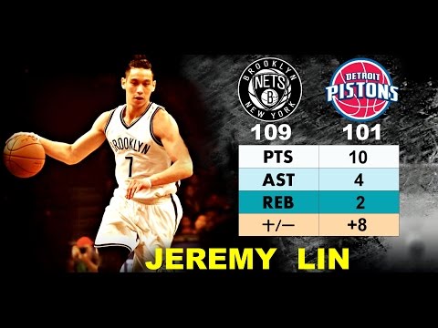 Jeremy Lin 林書豪─ 2016.11.02 Nets vs Pistons