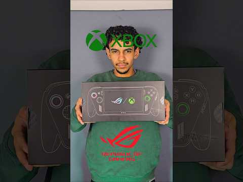 Comprei o console portátil do Xbox da ROG! Olha isso!#xbox #rog #xboxrogallyx #console #games