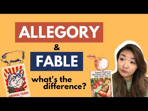 Allegory vs Fable - what's the difference? | Animal Farm analysis | George Orwell