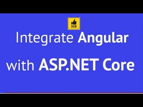 Integrate Angular with ASP NET Core with Example Process 01