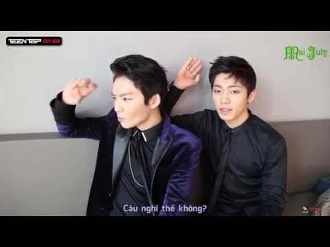 [Vietsub] 141002 TEEN TOP On Air  - Ricky và Changjo 'Maknae đặc biệt' !!
