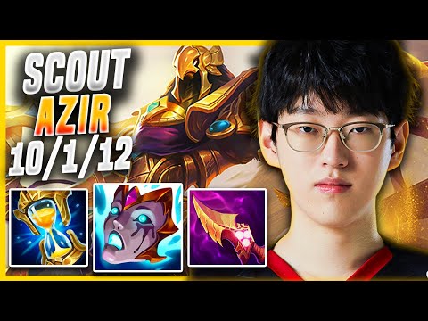 Scout Azir MID vs Yasuo - KR Challenger Patch 11.4