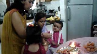 Rakshabandhan2009--Diva's rakhi for Shivu