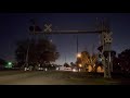 Amtrak Auto Train 53 Crossing Martin St Folkston GA At 6 14 AM