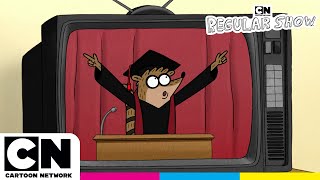 Rigby’s Epic Graduation 🚁 | Regular Show | Cartoon Network UK