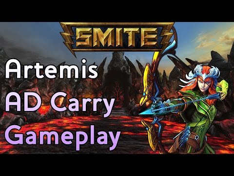 SMITE - Redeeming oneself (Artemis AD Carry Gameplay)