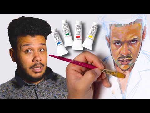 painting in GOUACHE for the first time?! Is it worth the HYPE?