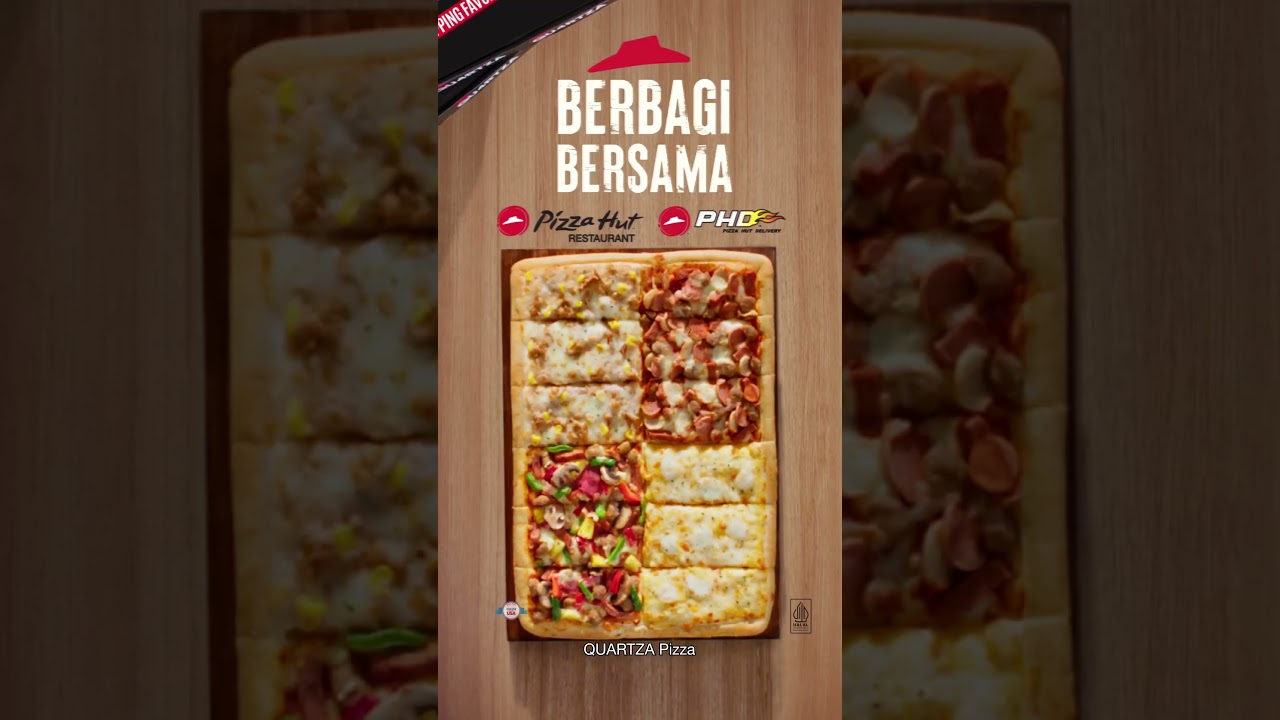 Baru! QU4RTZA Pizza dengan 4 Topping Favorit!