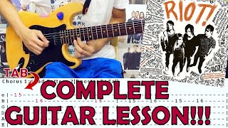 That's What You Get - Paramore(Complete Guitar Lesson/Cover)with Chords and Tab