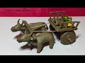 How To Make Miniature Bullock Cart With Clay मिट्टी की बैलगाड़ी क�