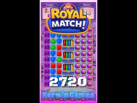 Royal Match Level 2720 - No Boosters Gameplay