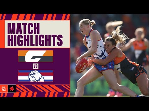 GWS Giants v Western Bulldogs Highlights | Week One, 2024 | AFLW