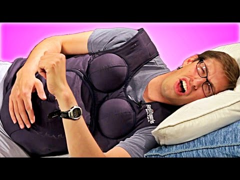 大男人體驗懷孕的感覺 (The Try Guys Try Pregnancy Bellies • Motherhood: Part 1)
