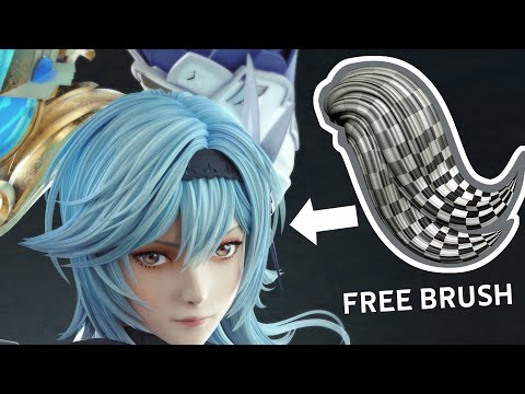 Hair Sculpting for 3D Printing