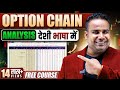 Option Chain Analysis FREE Course Hindi | सही Strike Price चुनना सीख लो |SAGAR SINHA