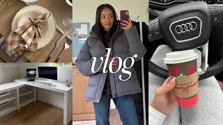 INTROVERT DIARIES | black friday haul, hosting Friendsgiving & home office makeover