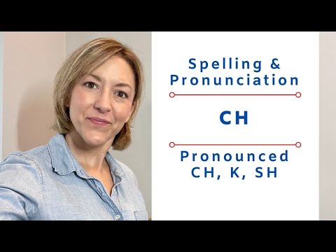 Learn to Pronounce - Letters CH as CH, K, SH - American English Pronunciation #learnenglish