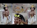 Krishna Jayanthi makeup for 10 months baby | Dhoti Draping | Krishna Getup | Krishna Jayanthi