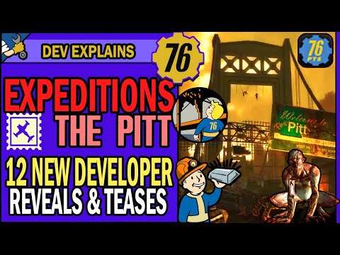 Expeditions The Pitt: Austin Project, New Boss, Steel Ingots, New Pitt Areas, PTS+ | Fallout 76