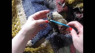 Pine Notes~Crochet Update~The Hotel of Bees Shawl is finished!