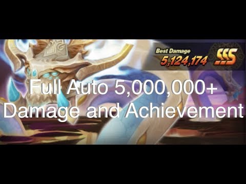 Summoners War: 5,000,000+ Damage Light Rift Beast Farm Team Full Auto SSS Achievement Guide