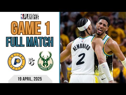 Indiana Pacers vs Milwaukee Bucks | Game 1 | Full Match NBA | 2025 NBA Playoffs