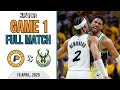 Indiana Pacers Vs Milwaukee Bucks Game 1 Full Match NBA 2025 NBA Playoffs