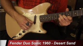 Video thumbnail for Fender Duo Sonic 1960 by Jean-Raphaël GUILLAUMIE