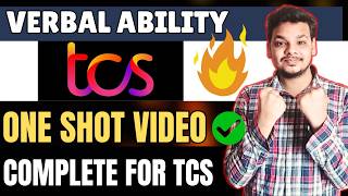 TCS NQT Verbal Ability (One Shot) 2026 Preparation | TCS Verbal English Previous Year Questions