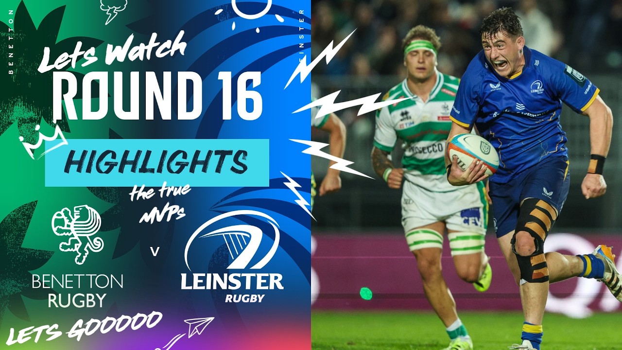 Benetton v Leinster | Highlights | Round 16 | URC 2025/26