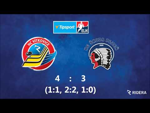 TELH 2020/2021: VÍTKOVICE - Plzeň, 35. kolo - SESTŘIH