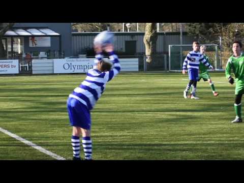 DHL JO13-1 - OLIVEO JO13-1 O13 competitie jeugdvoetbal wedstrijd Delft