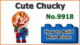 How to Build Chucky Mini Blocks - Horror Icons No.9918 Review Instructions Specifications