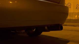 HONDA Accord CL3 無限マフラー トンネル - F20B SOHC VTEC mugen muffler exhaust sound in tunnel