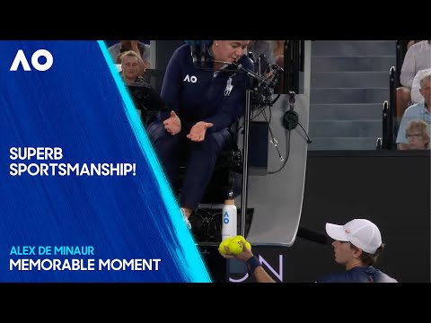 Alex de Minaur's Incredible Sportsmanship | Australian Open 2025