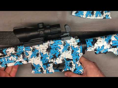 Showcase & Setup ASMRCAP M416 Electric Gel Ball Blaster - CONTEST LINK IN DESC