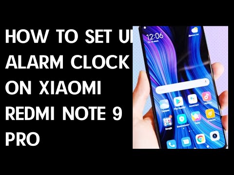 How to Set Up Alarm Clock on Xiaomi Redmi Note 9 Pro