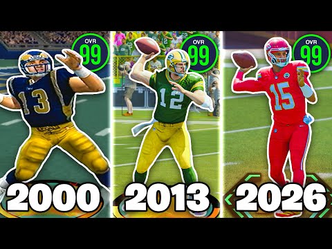 Scoring A Touchdown With The BEST Quarterback In EVERY Madden!